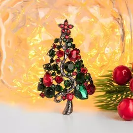 Брошь новогодняя