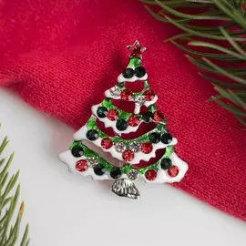 Брошь новогодняя