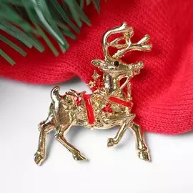 Брошь новогодняя
