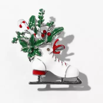 Брошь новогодняя