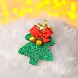 Брошь новогодняя из фетра