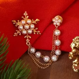 Брошь новогодняя