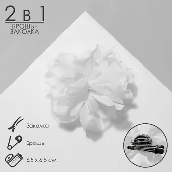 Брошь-заколка текстильная