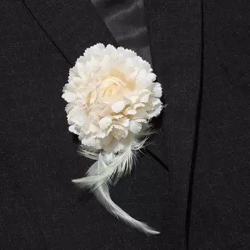 Брошь-заколка текстильная