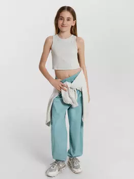 Брюки для девочек голубые