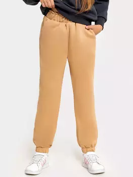 Брюки для девочек в бежевом оттенке