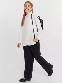 Брюки для девочек в черном цвете