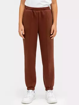 Брюки для девочек в коричневом цвете