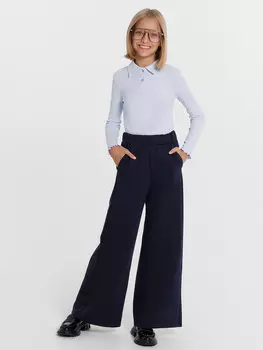 Брюки для девочек в синем цвете