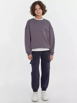 Брюки карго для мальчиков серые