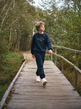 Брюки для мальчиков синие из коллекции