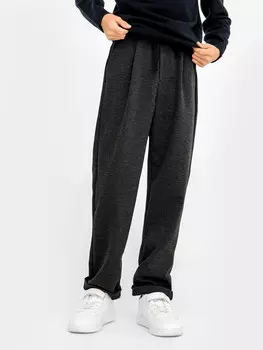 Брюки для мальчиков темно-серые