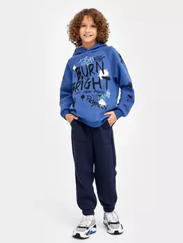 Брюки для мальчиков темно-синие