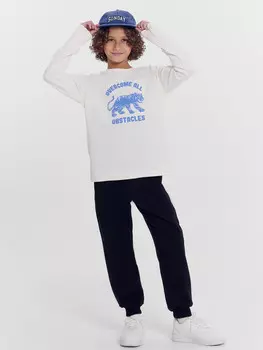 Брюки для мальчиков в черном цвете