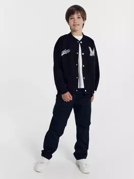 Брюки для мальчиков в черном цвете