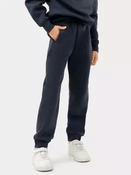 Брюки для мальчиков в серо-синем цвете