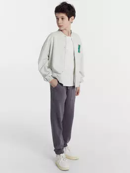 Брюки для мальчиков в сером цвете