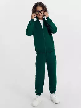 Брюки для мальчиков в зеленом цвете