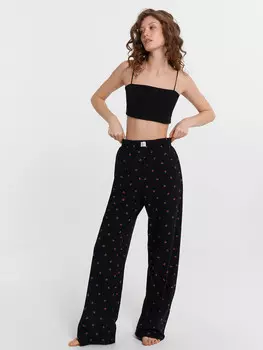 Брюки домашние женские черные