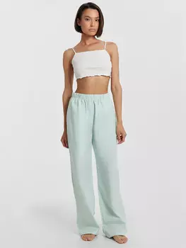 Брюки домашние женские мятные