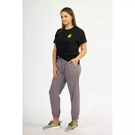 Брюки-джоггеры аб-07 серый (44, серый)