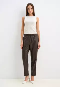 Брюки из экокожи