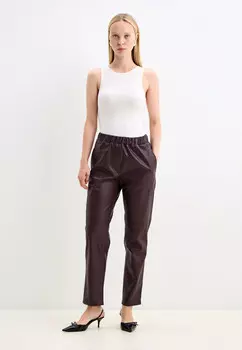 Брюки из экокожи