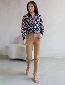 Брюки кофейный