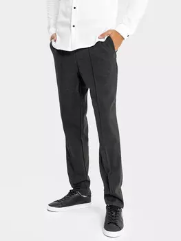 Брюки мужские черные с паттерном