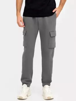 Брюки мужские карго в сером цвете