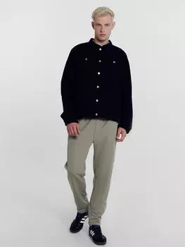 Брюки мужские серо-бежевые