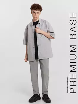 Брюки мужские серые