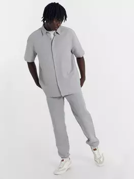 Брюки мужские светло-серые