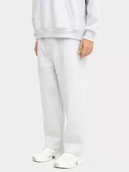 Брюки мужские теплые в сером цвете