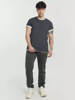 Брюки мужские в цвете темный хаки