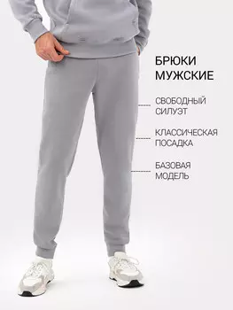 Брюки мужские в сером цвете