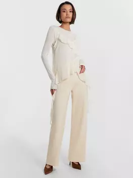 Брюки женские кремовые