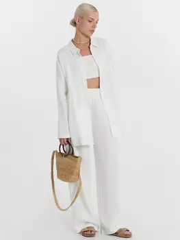 Брюки женские белые