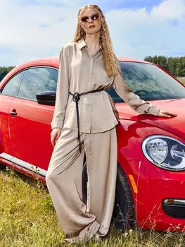 Брюки женские бежевые