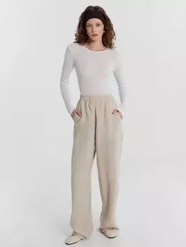 Брюки женские бежевые из коллекции