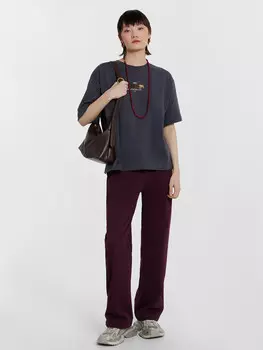 Брюки женские бордовые