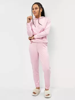 Брюки женские домашние из вискозы в розовом цвете