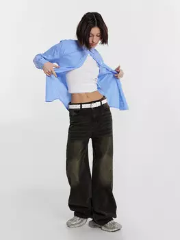 Брюки женские джинсовые