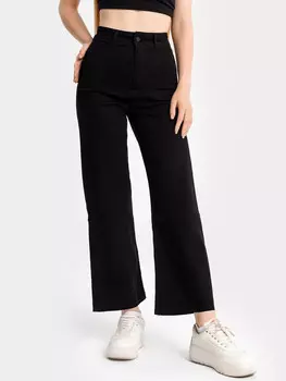 Брюки женские джинсовые черные