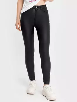 Брюки женские джинсовые черные