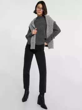 Брюки женские джинсовые черные