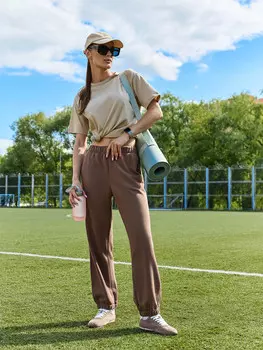 Брюки женские коричневые