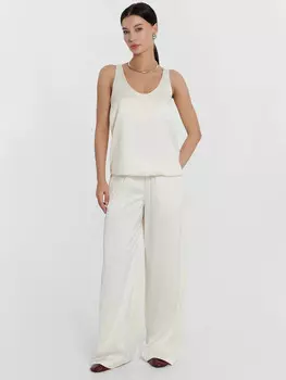 Брюки женские кремовые