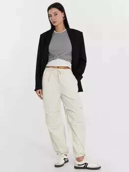 Брюки женские кремовые