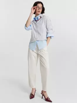 Брюки женские кремовые